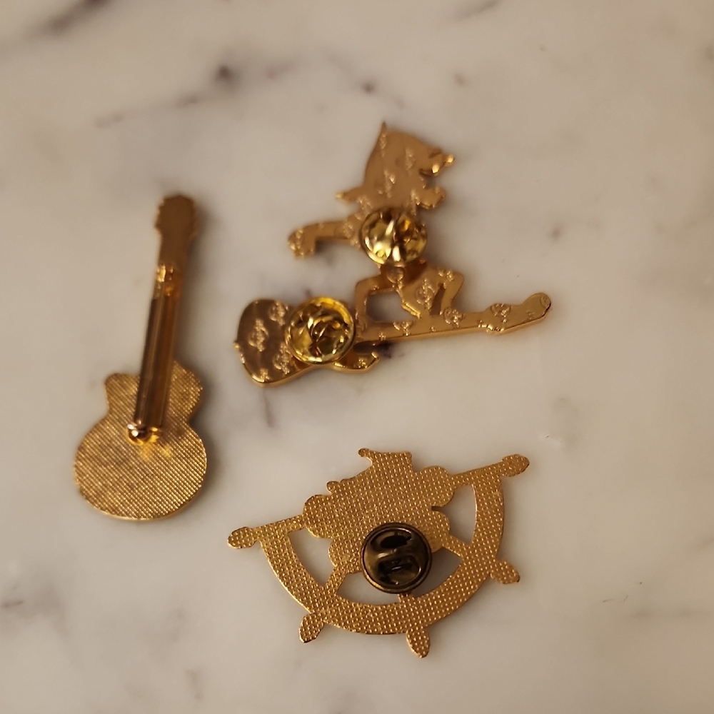 RARE Hard Rock Cafe | Madrid | Frankfurt | Bangkok |Guitar Logo Pins - Picture 8 of 10